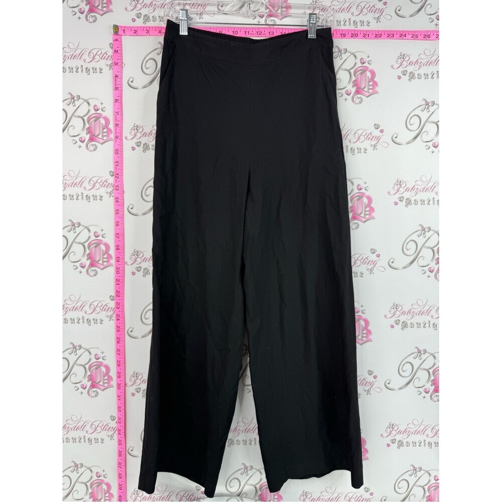 Part two pants Black Wide-Leg Pull-On Pants - Sleek Everyday Style